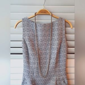 Grey faux pearl necklace